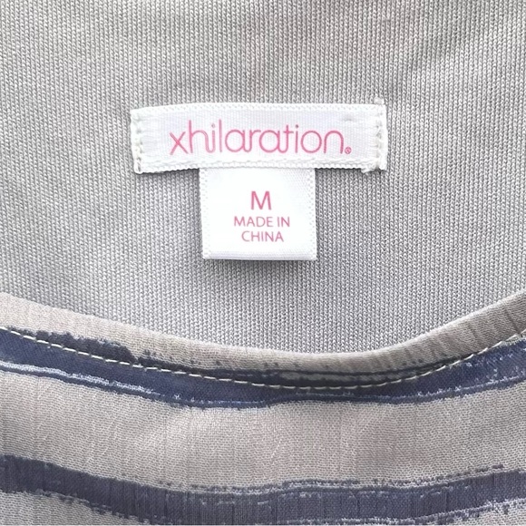 Sz M-xhilaration navy & gray dress - Picture 5 of 5